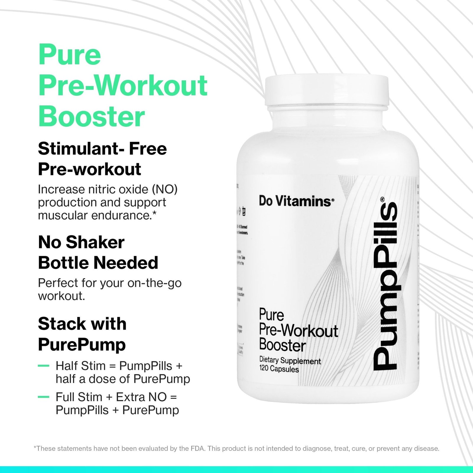 PumpPills - Do Vitamins Stim-Free Pre-Workout Key Features